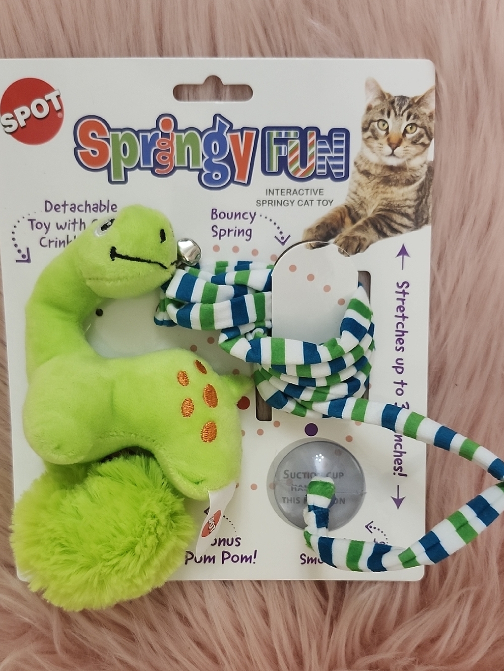 Brand New SPOT SPRINGY FUN INTERACTIVE SPRINGY  CAT TOY
